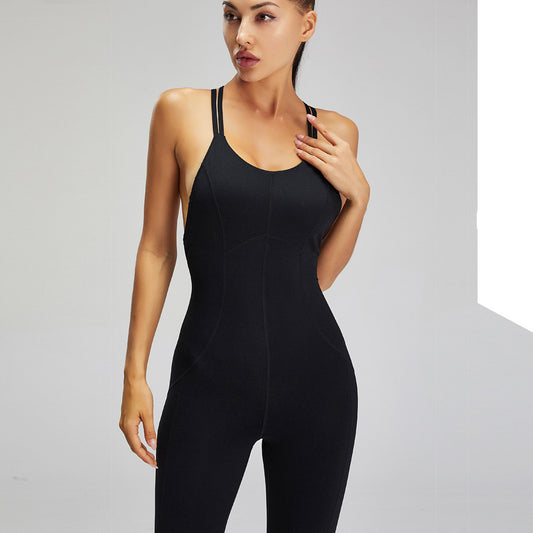 Slim And Sexy Back Jumpsuit