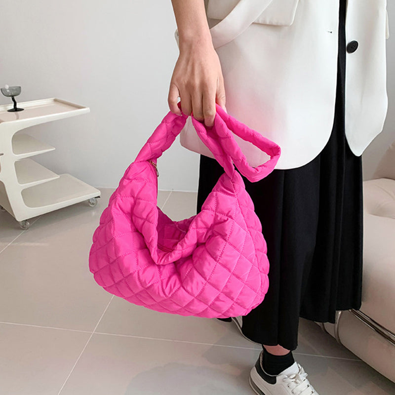 Crossbody Bag With Stitching Design Commuting Casual Shopping Handbags